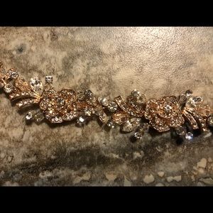 Bridal rose gold belt